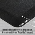 thumbnail image 2 of Carvapet Anti-Fatigue Floor Mat 20MM Thick Cushioned Kitchen Comfort Mat, Waterproof Non-Slip Standing Desk Foam Mats and Rugs, Black, 17.3"x60"x0.79", 2 of 8