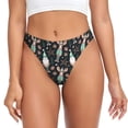 thumbnail image 1 of Balery Christmas cute deer old man Tangas de Algodón para Mujer con Estampado – Ropa Interior Sexy, Transpirable, G-string-XX-Large, 1 of 6