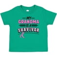 thumbnail image 3 of Inktastic My Grandma is a Survivor Breast Cancer Awareness Boys or Girls Baby T-Shirt, 3 of 5