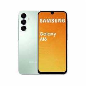 SAMSUNG Galaxy A16 4G LTE (128GB   4GB) (for T-Mobile Mint Tello & Global) NFC SM-A165M/DSN Dual Sim Warranty Latin America 6.7" 50MP Triple Camera (Light Green)