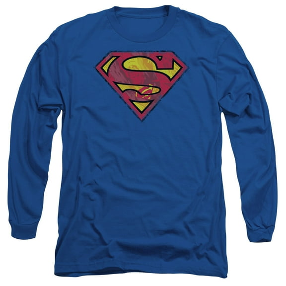 Superman - Action Shield - Long Sleeve Shirt - Medium