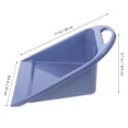 thumbnail image 2 of HEATSHAKING Small Dust Pan Plastic Dark Blue Ergonomic Grip Garden Cleaning 1Pcs, 2 of 7
