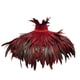 thumbnail image 3 of Pañuelo de plumas góticas para el hombro, accesorio para fotos, amuleto para cosplay, cómodo y con cinta rojo, 3 of 9