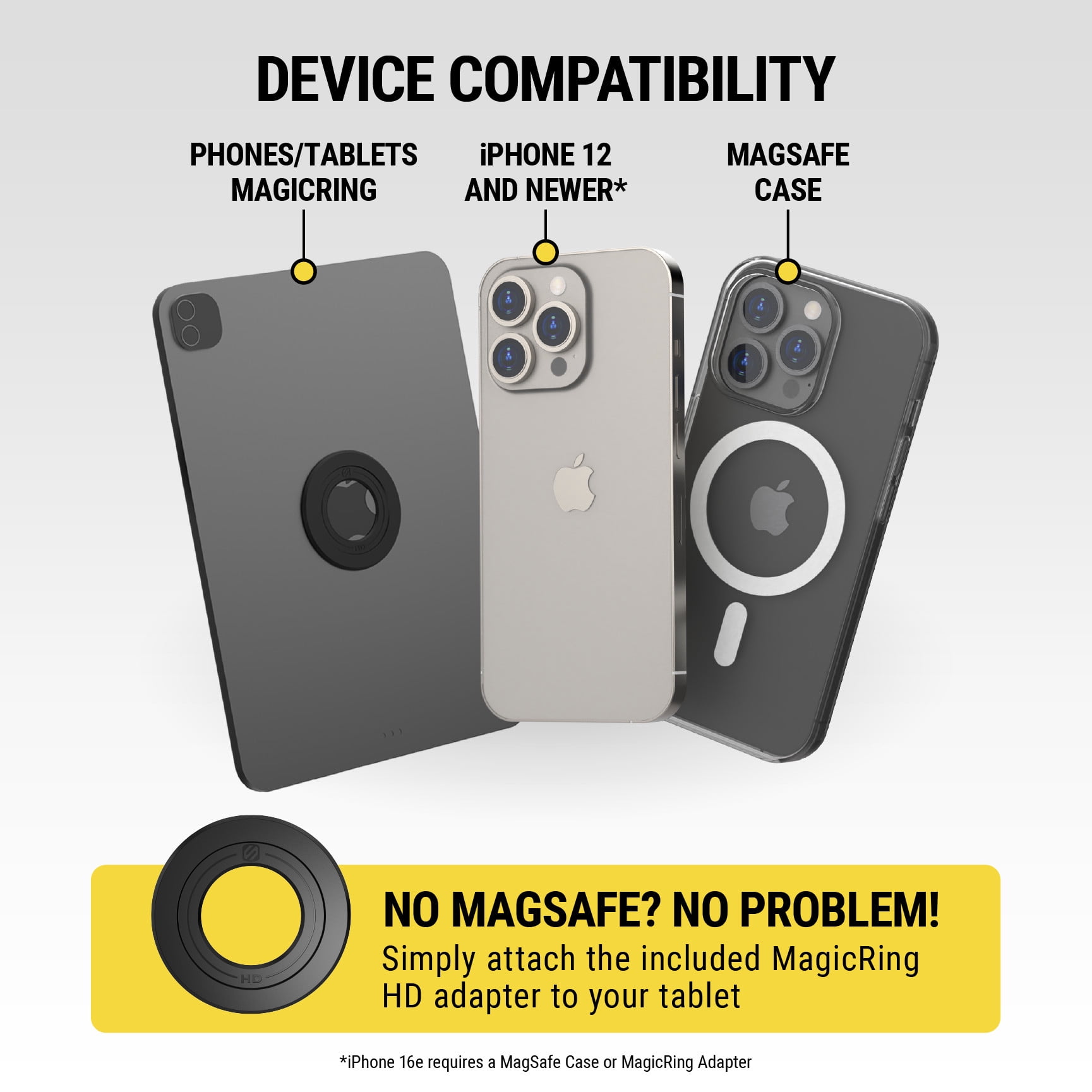 Scosche MXMSWD2HD-VA MagicMount Pro MagSafe Heavy Duty Magnetic Suction Cup Dash/Windshield Mount