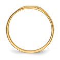 thumbnail image 2 of 14K Yellow Gold Polished & Ridged Baby Ring, 2 of 5