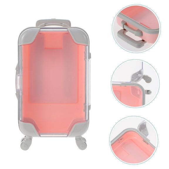 WORGEOUS  Eyelash Storage Box Fake Lashes Case Holder False Travel Pink