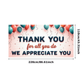 thumbnail image 4 of Decorative Design Thank You Banner Balloon Decoration Appreciation Banner Colorful Theme for Employee Recognition Corporate Events Gratitude Parties, 4 of 7