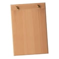 thumbnail image 2 of Dualoai Wood Sign Holder A5 Flyer Display Frame for Restaurants Picture Paper Office brown, 2 of 8