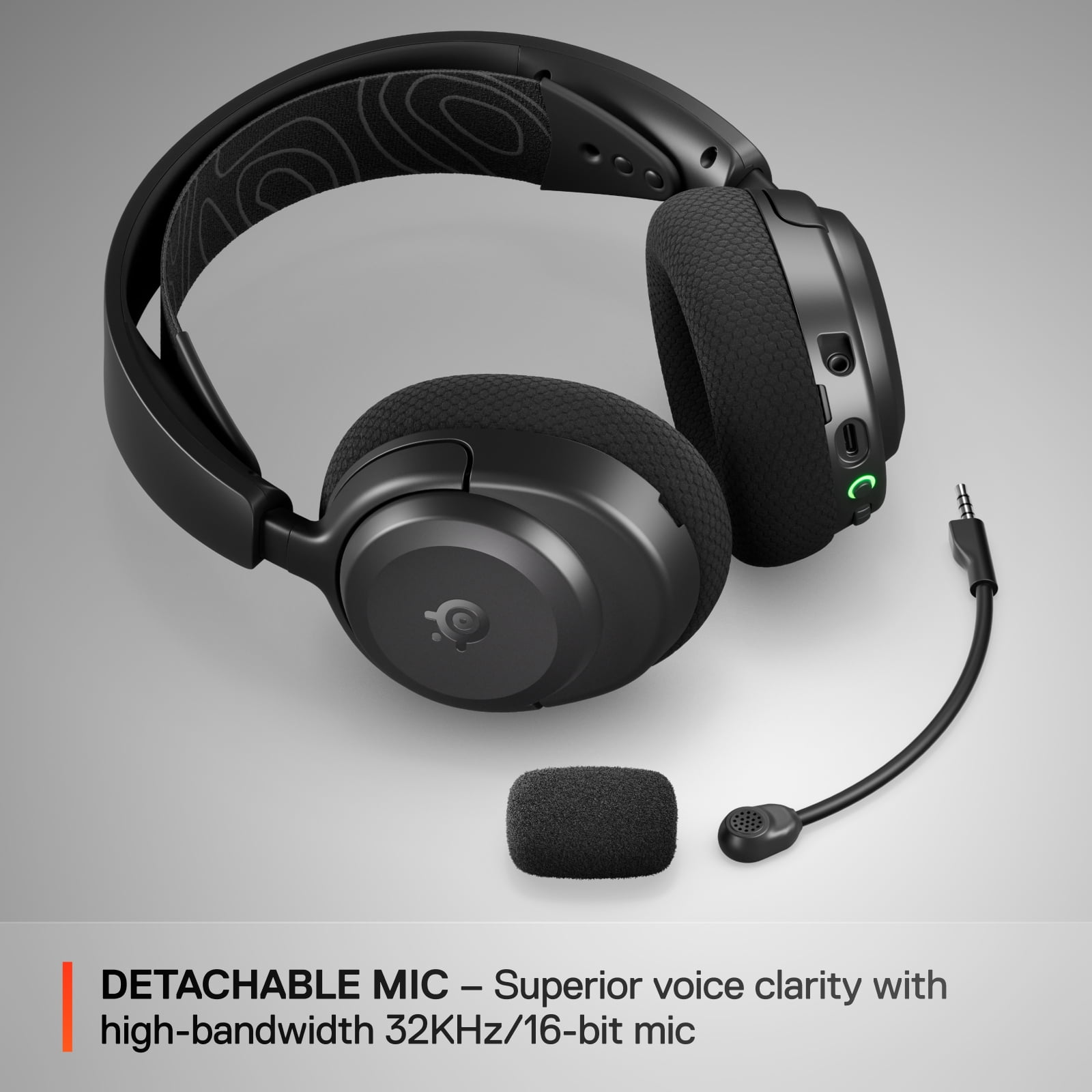 SteelSeries Arctis Nova 3X Wireless Multi-Platform Gaming Headset — Mobile App Control — 40 HR Battery — 2.4GHz/Bluetooth — Detachable Mic — Xbox, PS5, PC, Switch, Mobile — Black