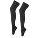 thumbnail image 5 of Medias largas de compresión Punta abierta Nivel 2 Elasticidad Calcetines para aliviar el dolor Poliuretano(Level 2 Open Toe Long Stockings（Black） L), 5 of 8