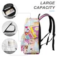 thumbnail image 4 of JOJO Siwa-theme Backpack, Campus style schoolbag Bookbag with Adjustable Shoulder Straps And Large Zip Compartment, Unisex Travel Bags.42x30x15cm, 4 of 6