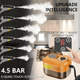 thumbnail image 4 of Steam Cleaner for Home & Car Detailing, 2500W Pressurized Handheld Steam Cleaner, 15s Fast Heating, 6 Levels Steam Output, 1.2L Water Tank, 4 of 8
