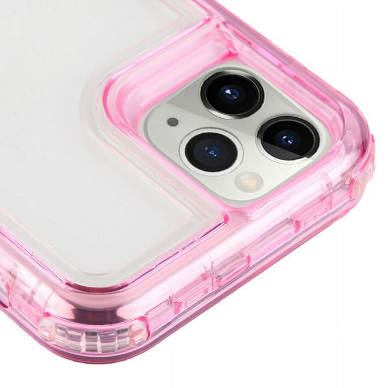 Hybrid Dual Layer iPhone 11 Pro Max Case (Pink) Camera Lens