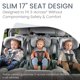 thumbnail image 5 of Britax Poplar Asiento convertible para automóvil, asiento para automóvil 2 en 1 con diseño delgado de 17 pulgadas, tecnología ClickTight, grafito glaciar, 5 of 5