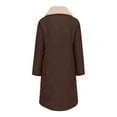 thumbnail image 5 of IWRICH Women's 2025 Winter Fashion Clothes Oversized Shearling Long Coats Jackets Coffee S, 5 of 9