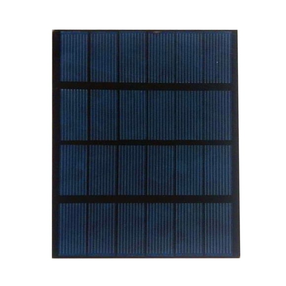 Cargador solar portátil de alta eficiencia de conversión, universal para exteriores, 1,5 W, 6 V, panel de energía de emergencia para teléfonos y ventiladores.