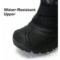 thumbnail image 4 of DREAM PAIRS Kids Snow Boots Boys & Girls Winter Waterproof Mid-Calf Outdoor Warm Shoes Black/Black Camo Size 12, 4 of 5