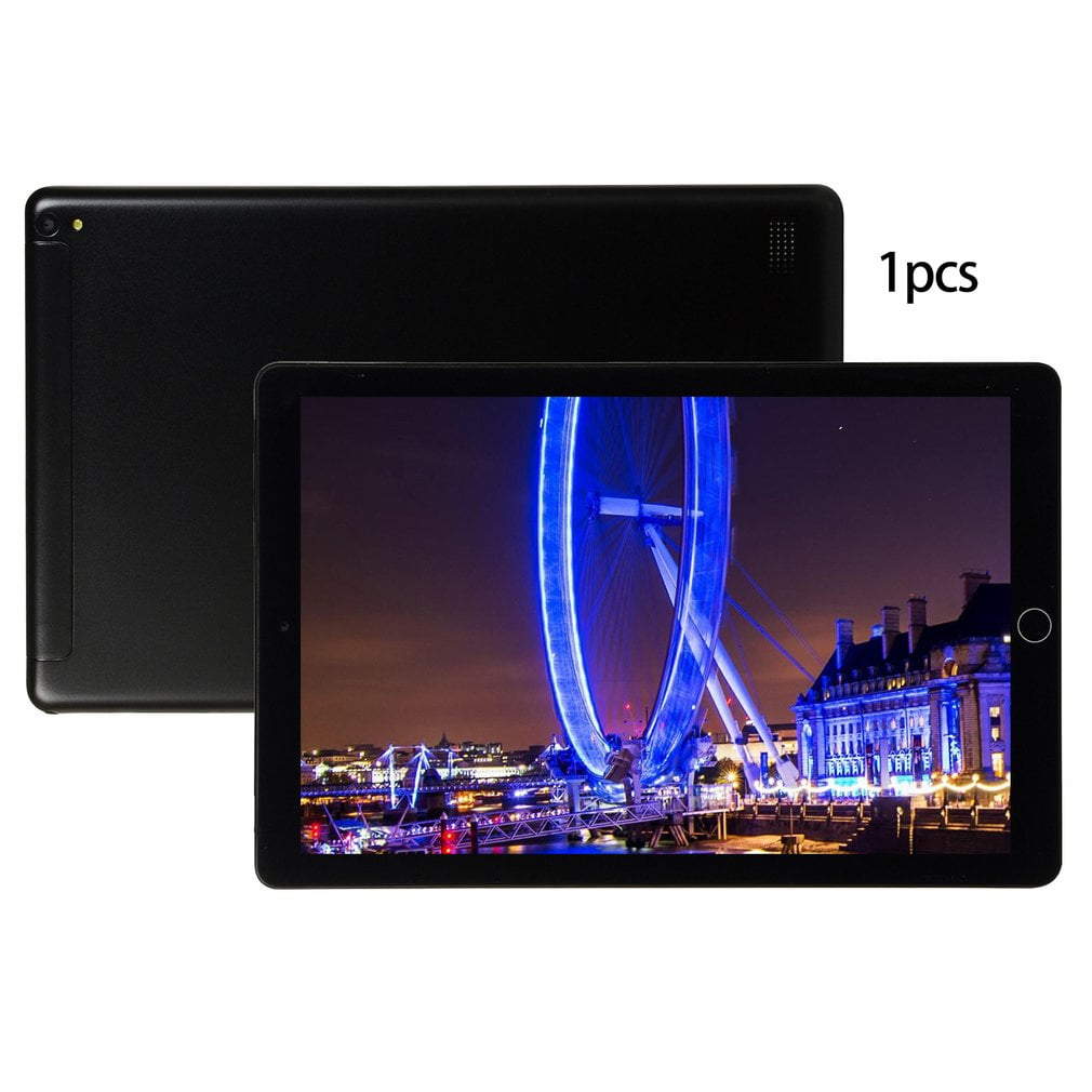 Tablets android Tablets P10 Fashion Tablet 10.1 Inch Android 8.10 Version Tablet 6G+128G Black