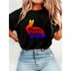 thumbnail image 1 of Mama Bunny" Colorful Rabbit Graphic T-Shirt for Women - Breathable, Casual Short Sleeve, Perfect for Mother's Day & Easter, All-Season Comfort Tee For Adult, Men, Women, Teen, Teenager, Adolescent, Y, 1 of 6