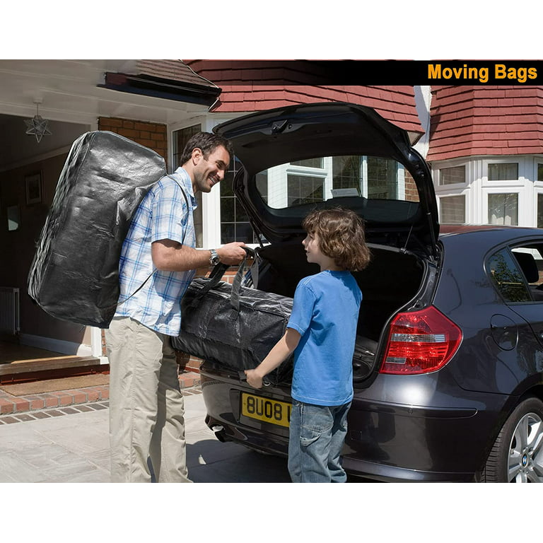 Large Capacity Heavy Duty Moving Bags (4-Pack, Gray & Blue) – SINGULAR  BASICS