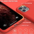 thumbnail image 3 of Entronix Funda de Silicona para iPhone 11 Pro, Suave Al Tacto, Antiarañazos y Antigolpes, Color Rojo, 3 of 6