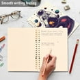 thumbnail image 4 of FORMRS 1-Subject Spiral Notebook 8" x 5" College Ruled 60 Refillable Sheet A5 Hard Cover, 2 Pack, Orange Astronaut Planet, 4 of 7