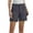 Navy, variant on Shorts for Women 2026 Summer Elastic High Waist Wide Straight Leg Dressy Casual Office Work Shorts with Pockets