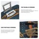 thumbnail image 3 of Balery Romantic Skeletons Under Moon Funda de equipaje, fundas para maletas, elástica, lavable, protector de maletas, compatible con maletas de 18 a 32 pulgadas-X-Large, 3 of 7