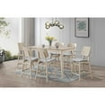 thumbnail image 3 of New Classic Furniture Oscar Wood Counter Height Table in White Ash, 3 of 7
