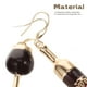 thumbnail image 5 of EeaseMX 1 par de pendientes colgantes con forma de copa de vino y botella para mujer., 5 of 8