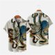 thumbnail image 1 of Camisas para hombre, para acampar, pescar, informales, con estampado 3D, camisas de moda para hombre, camisas hawaianas de manga corta con un solo pecho, para playa, 1 of 6