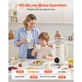 thumbnail image 4 of VEVOR 8-in-1 Nut Milk Maker, 34 oz Soy Milk Maker with 180W Blending, for Homemade Oat, Nut, Soy, Juice, Milkshake, Rice Cereal, Plant-Based Beverages with Self-Cleaning, Boil Water, 12-Hour Delay, 4 of 9