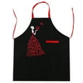 thumbnail image 1 of Delantal de cocina para mujer con bolsillo Delantal de chef para mujer para cocinar y hornear, 1 of 8