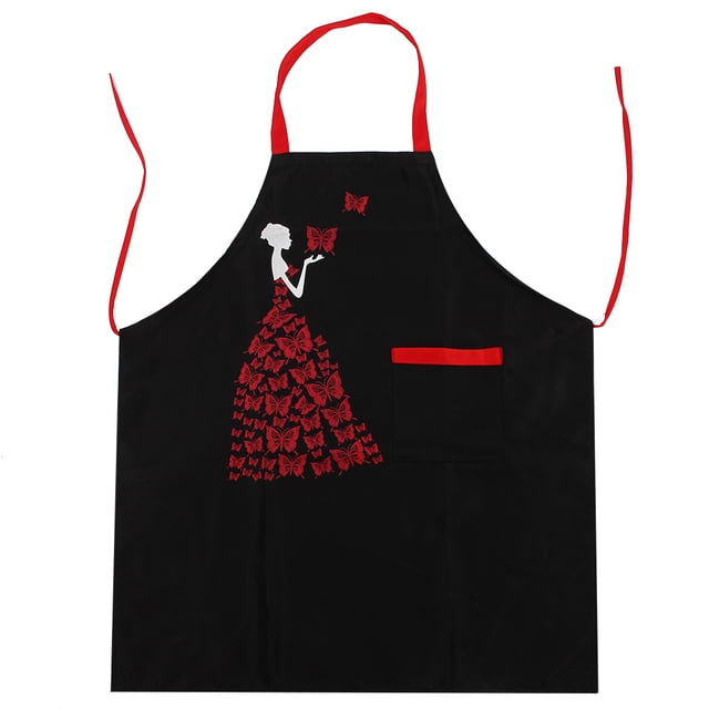Delantal de cocina para mujer con bolsillo Delantal de chef para mujer para cocinar y hornear