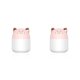thumbnail image 2 of Monstrate Humidificador de aire de de 250ML, rociador de niebla de gran capacidad recargable por USB, difusor de aceites esenciales para el hogar, Rosa Tipo 2 2piezas Monstrate CBP191897, 2 of 5