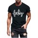 thumbnail image 1 of Camiseta de Manga Corta Impresa de Estilo Masculino, Tops Cortos para las Mujeres Pullover Casual Primavera Verano Uso Diario, 1 of 8