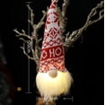 thumbnail image 3 of piezas de decoración de duende navideño, gnomo navideño iluminado, duende navideño, gnomo de peluche, gnomo navideño de peluche, kit de gnomo navideño colgante, decoración para chimenea de árbol de Na, 3 of 5