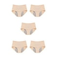 thumbnail image 3 of Sonducket Calzoncillos para mujer, ropa interior reutilizable para viaje de negocios para niñas, transpirable, agradable a la piel, cintura Type2 NO2, 3 of 6