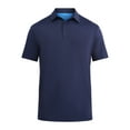 thumbnail image 5 of Birdie Bound Men's and Big Men’s Textured Stripe Golf Polo Shirt, Sizes XS to 5XL, 5 of 5