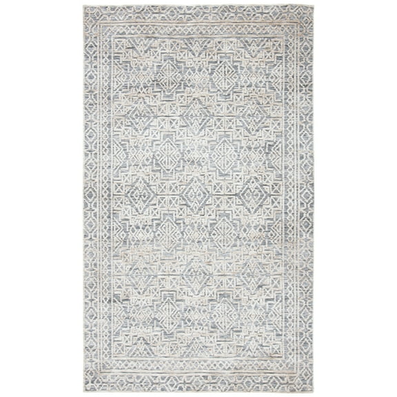 SAFAVIEH Roslyn ROS704F Handmade Grey / Beige Rug