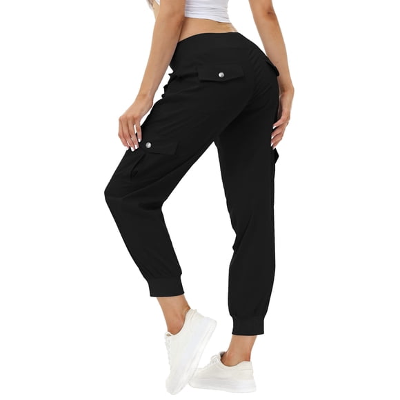 Pantalones de senderismo MoFiz para mujer, ligeros, para exteriores, con bolsillos