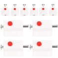 thumbnail image 1 of OULII 10Pcs Spring Latch Security Lock Latch for Cabinet and Window 5x3.6cm, 1 of 8