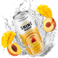 thumbnail image 4 of Shine Water Peach Mango Vitamin D Electrolyte Drinks 12-Pack, Sugar Free Flavored Water with Magnesium, Zinc & Antioxidants, Low Calorie Hydration, 4 of 9