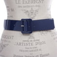 thumbnail image 2 of Women's High Waist Patent Leather Wide Fashion Square Belt, 2 of 3