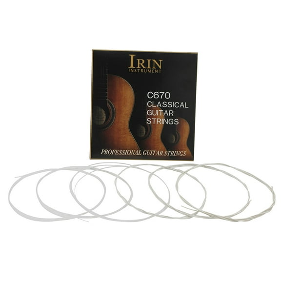 Cuerdas IRIN C670 Acoustic Classical Guitar Strings Nylon plateado aleación de cobre herida, 6pcs / set (.028-.043) IRIN Cuerdas