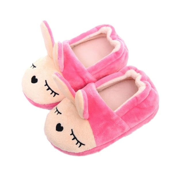 Pantoufles fille 35 - Hiver chaud - Chaussons animaux - Peluche douce -  Garçon - Chaussons en feutre - Pantoufles pour enfants - Dessin animé 