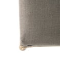 thumbnail image 3 of Zentique 40" Gray and Brown Contemporary Lille Bench with Square Border, 3 of 4