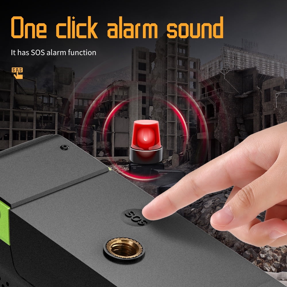 Emergency Weather Radio Portable Power Bank with Solar Charging,