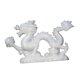 thumbnail image 4 of Estatua de dragón de resina de Treasures Fengshui, estatua de dragón de escultura de dragón para gabinete de escritorio de estantería de oficina blanco, 4 of 8
