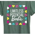 thumbnail image 3 of Barbie - Limitless Potential Barbie - Women'S Short Sleeve Graphic T-Shirt, 3 of 5